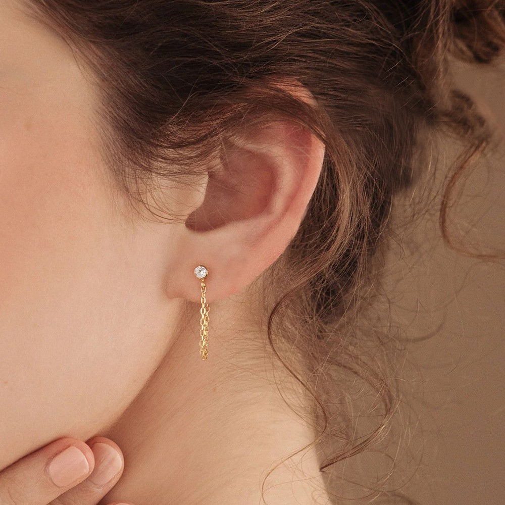 Lucy Birthstone Crystal Earrings – Hypoallergenic Stainless Steel