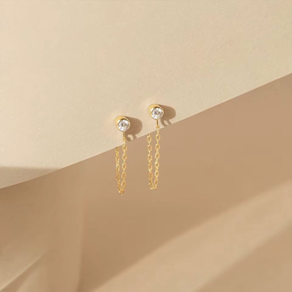 Lucy Birthstone Crystal Earrings – Hypoallergenic Stainless Steel