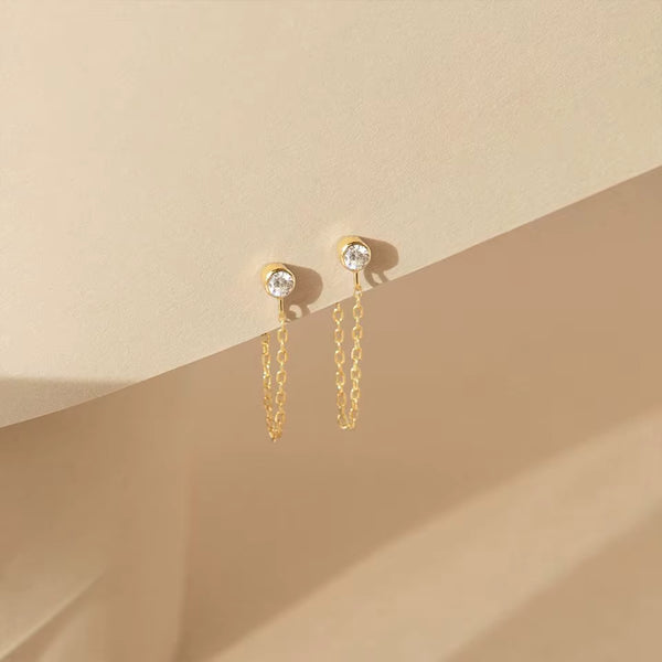 Lucy Birthstone Crystal Earrings – Hypoallergenic Stainless Steel