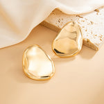 Load image into Gallery viewer, Lyra Geometric Hoop Earrings – Gold-Plated &amp; Silver-Plated 
