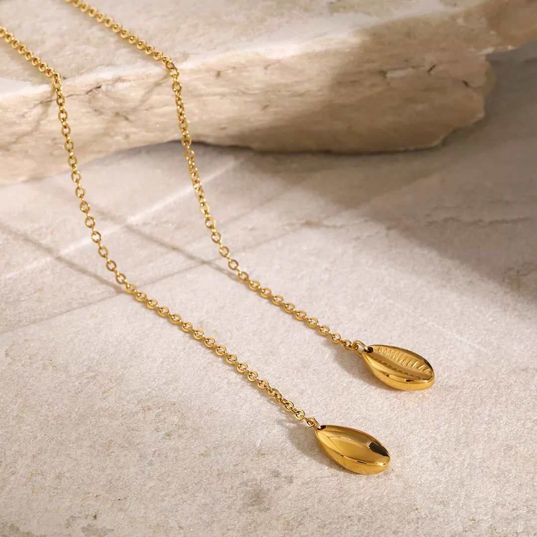 Maisa Y Necklace – 18K Gold-Plated
