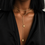 Load image into Gallery viewer, Maisa Y Necklace – 18K Gold-Plated
