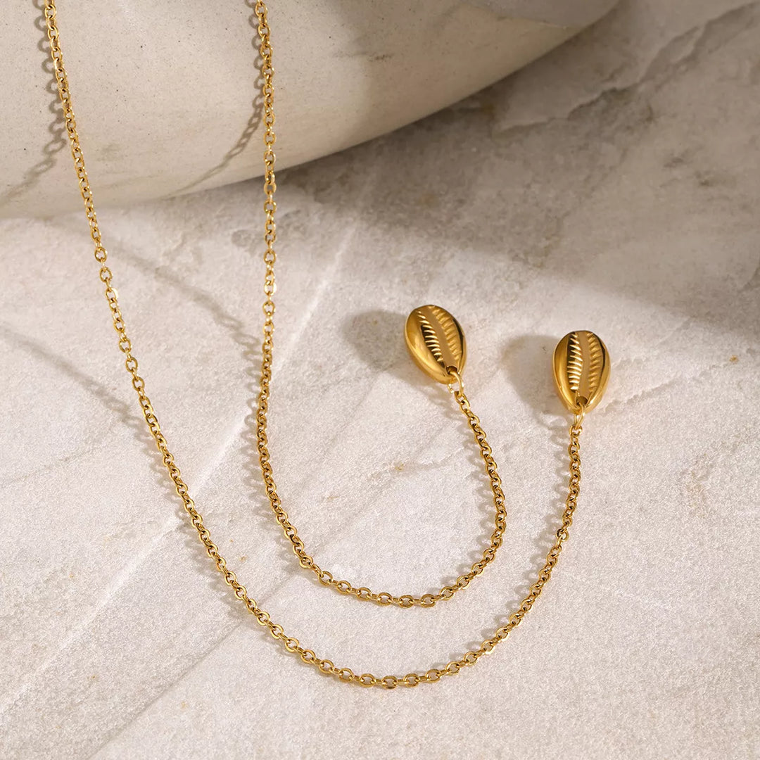 Maisa Y Necklace – 18K Gold-Plated