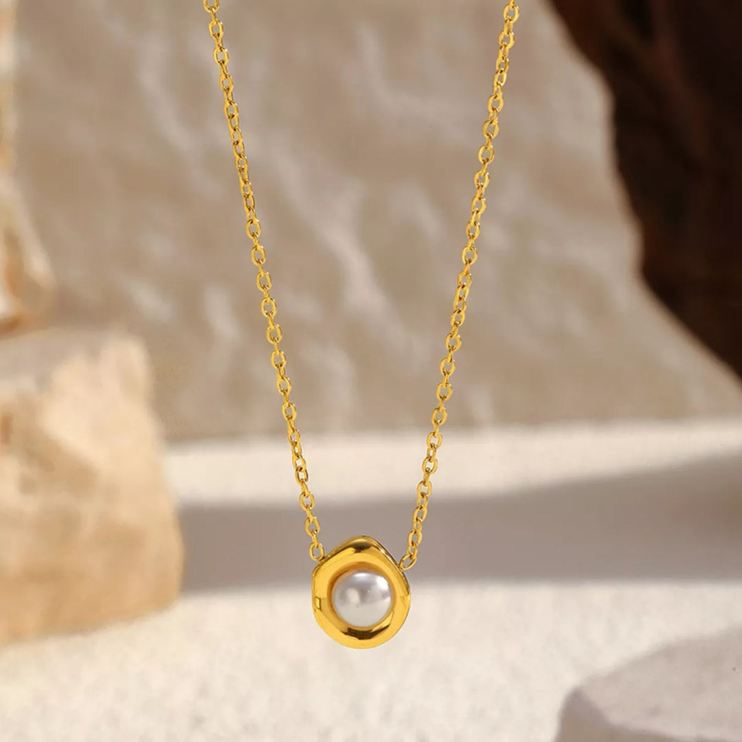 Marie Pearl Necklace – 18K Gold-Plated