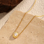 Load image into Gallery viewer, Marie Pearl Necklace – 18K Gold-Plated
