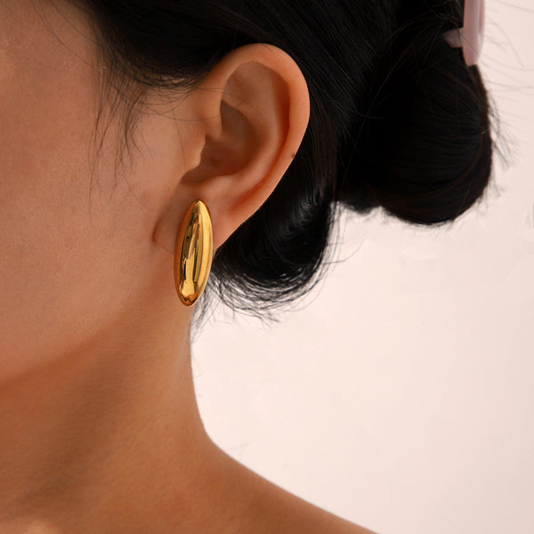 Miles Teardrop Earrings – 18K Gold-Plated