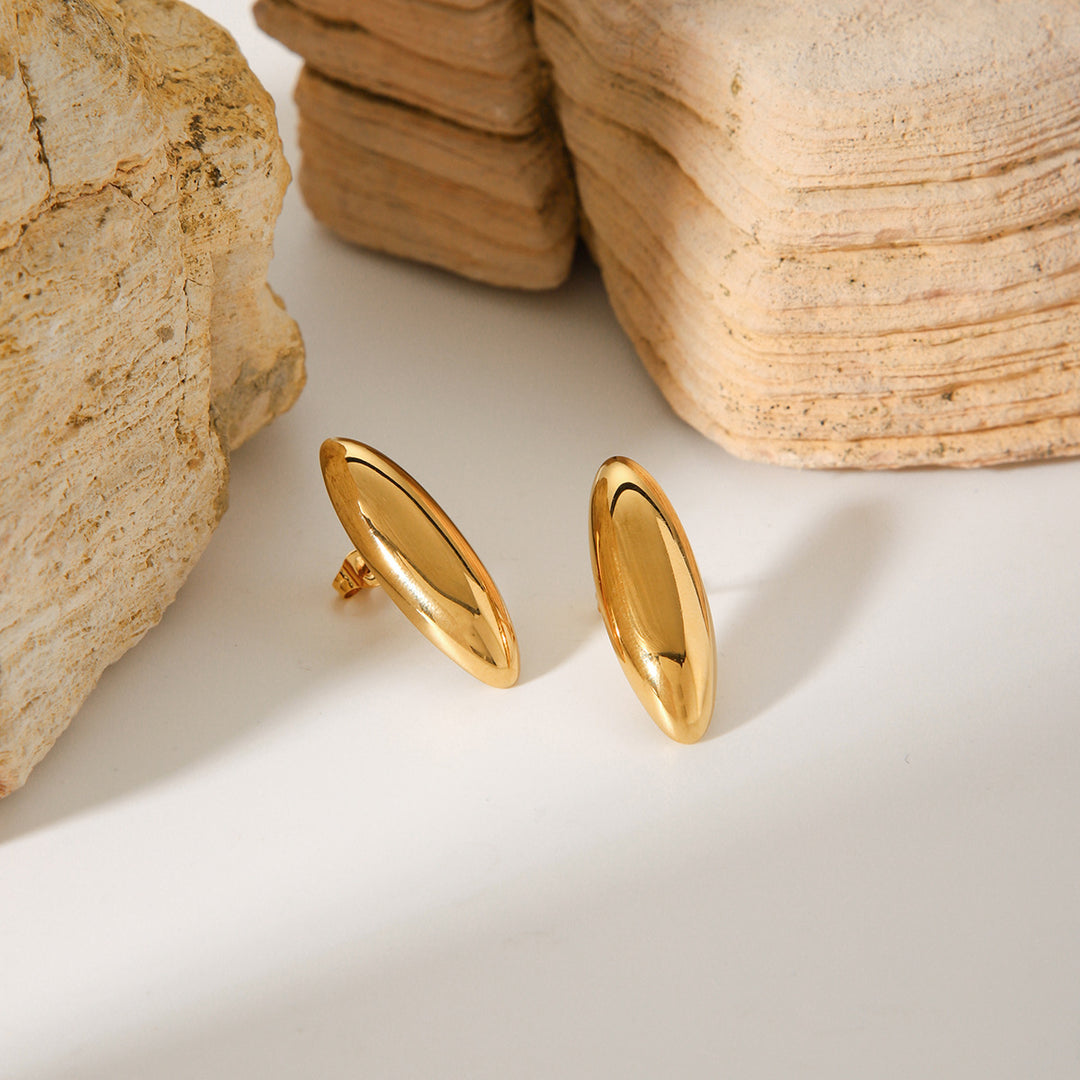 Miles Teardrop Earrings – 18K Gold-Plated