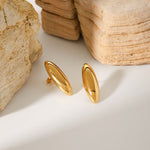 Load image into Gallery viewer, Miles Teardrop Earrings – 18K Gold-Plated
