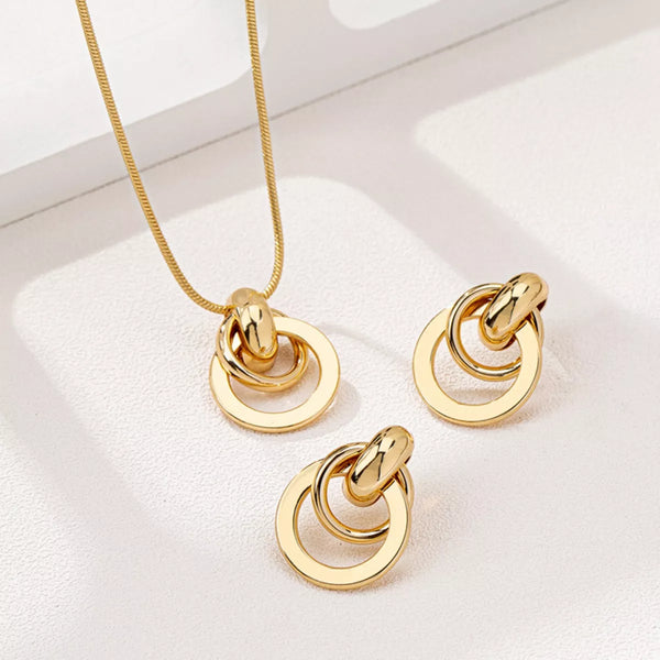 Monelle Jewelry Set – 18K Gold-Plated
