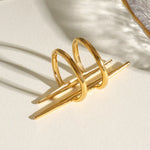 Load image into Gallery viewer, Moud Asymmetrical Ring - 18K Gold-Plated
