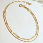 Load image into Gallery viewer, Leila_Double_Layered_Bracelet_-_Gold-Plated
