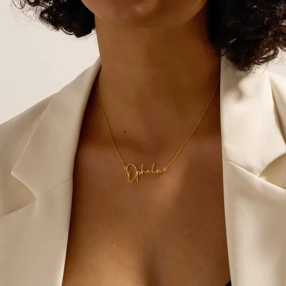 Noméa Custom Name Necklace – 18K Gold-Plated
