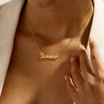 Load image into Gallery viewer, Noméa Custom Name Necklace – 18K Gold-Plated
