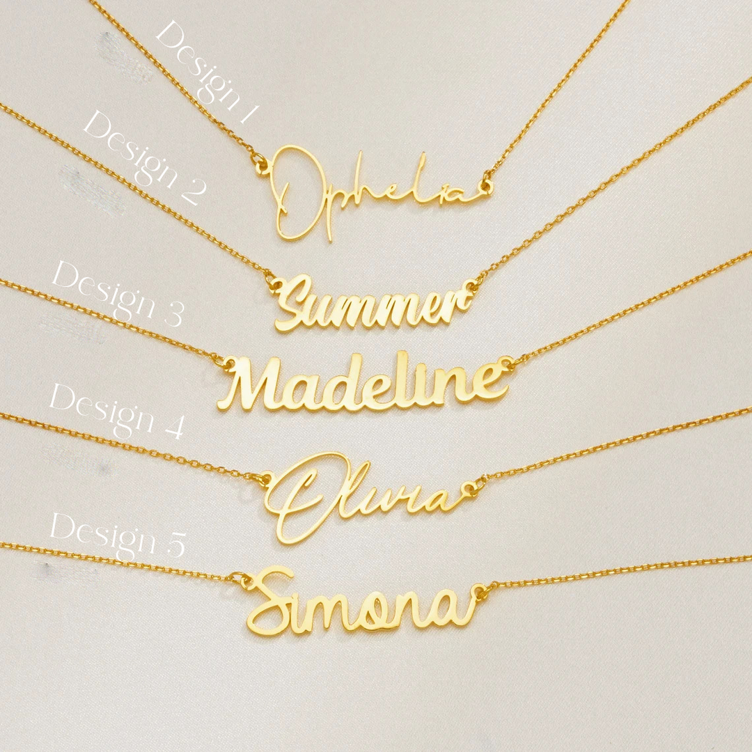 Noméa Custom Name Necklace – 18K Gold-Plated