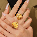Load image into Gallery viewer, Norie Twisted Ring - 18K Gold-Plated
