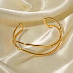 Load image into Gallery viewer, Orélia Cuff Bracelet - 18K Gold-Plated
