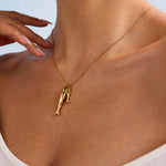 Load image into Gallery viewer, Orlisse Pendant Necklace – 18K Gold-Plated
