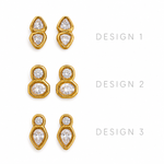 Load image into Gallery viewer, Perry Geometric Crystal Earrings – 18K Gold-Plated
