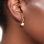 Load image into Gallery viewer, Ria Ball Hoop Earrings- 18K Gold-Plated
