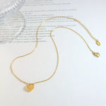 Load image into Gallery viewer, Roséa Heart Pendant Necklace – 18K Gold-Plated
