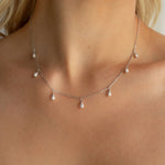 Load image into Gallery viewer, Rosalie Pearl Tassel Necklace – 14K Gold-Plated
