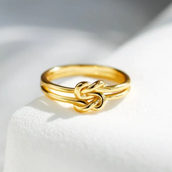 925 Sterling Silver Knotted Ring
