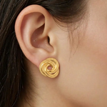 Load image into Gallery viewer, Stainless Steel Volution Stud Earrings
