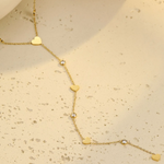 Load image into Gallery viewer, Amoura Heart Zircon Necklace – 18K Gold-Plated
