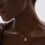 Load image into Gallery viewer, Aveline Geometric Pendant – 18K Gold-Plated
