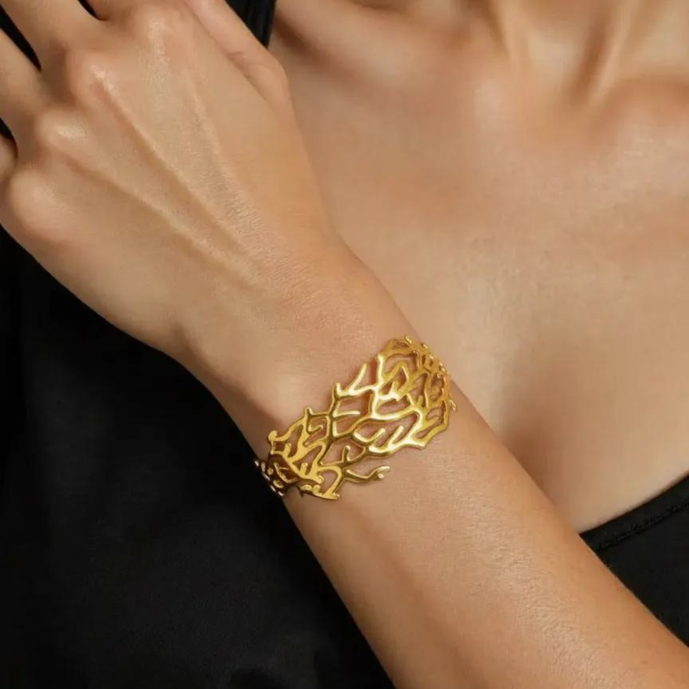 Fabiz Bangle Bracelet Waterproof - Gold-Plated