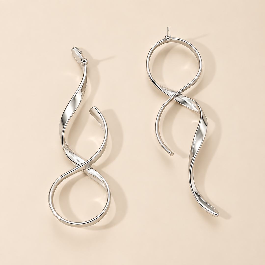 Seralyn_Spiral_Drop_Earrings_18K_Gold-Plated_Silver-Plated