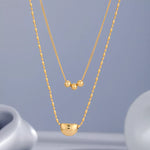 Load image into Gallery viewer, Sorelle Double Layer Necklace – 18K Gold-Plated
