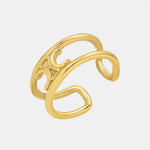 Load image into Gallery viewer, Tatiane Double Layer Ring – 18K Gold-Plated
