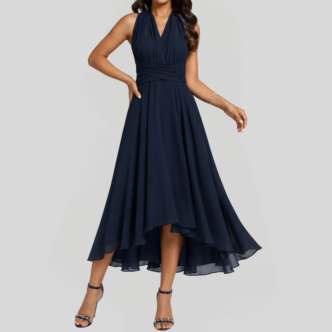 Seraphina Ruched Midi Dress
