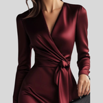 Load image into Gallery viewer, Luna Velvet Wine Midi
