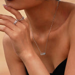 Load image into Gallery viewer, Zahi Crystal Bar Jewelry Set – 18K Gold-Plated2
