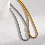 Load image into Gallery viewer, Zerelle Two-Tone Necklace – 18K Gold-Plated Stainless Steel
