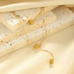 Load image into Gallery viewer, Zirelle Geometric Layered Necklace – 18K Gold-Plated
