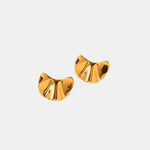 Load image into Gallery viewer, Zorya Irregular Gold Statement Earrings - 18K Gold-Plated
