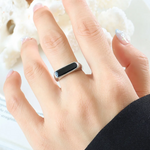 Load image into Gallery viewer, Liberté Enamel Drip Ring – 18K Gold-Plated

