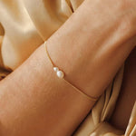 Load image into Gallery viewer, Jullie Baroque Freshwater Pearl Bracelet – 14K Gold-Plated
