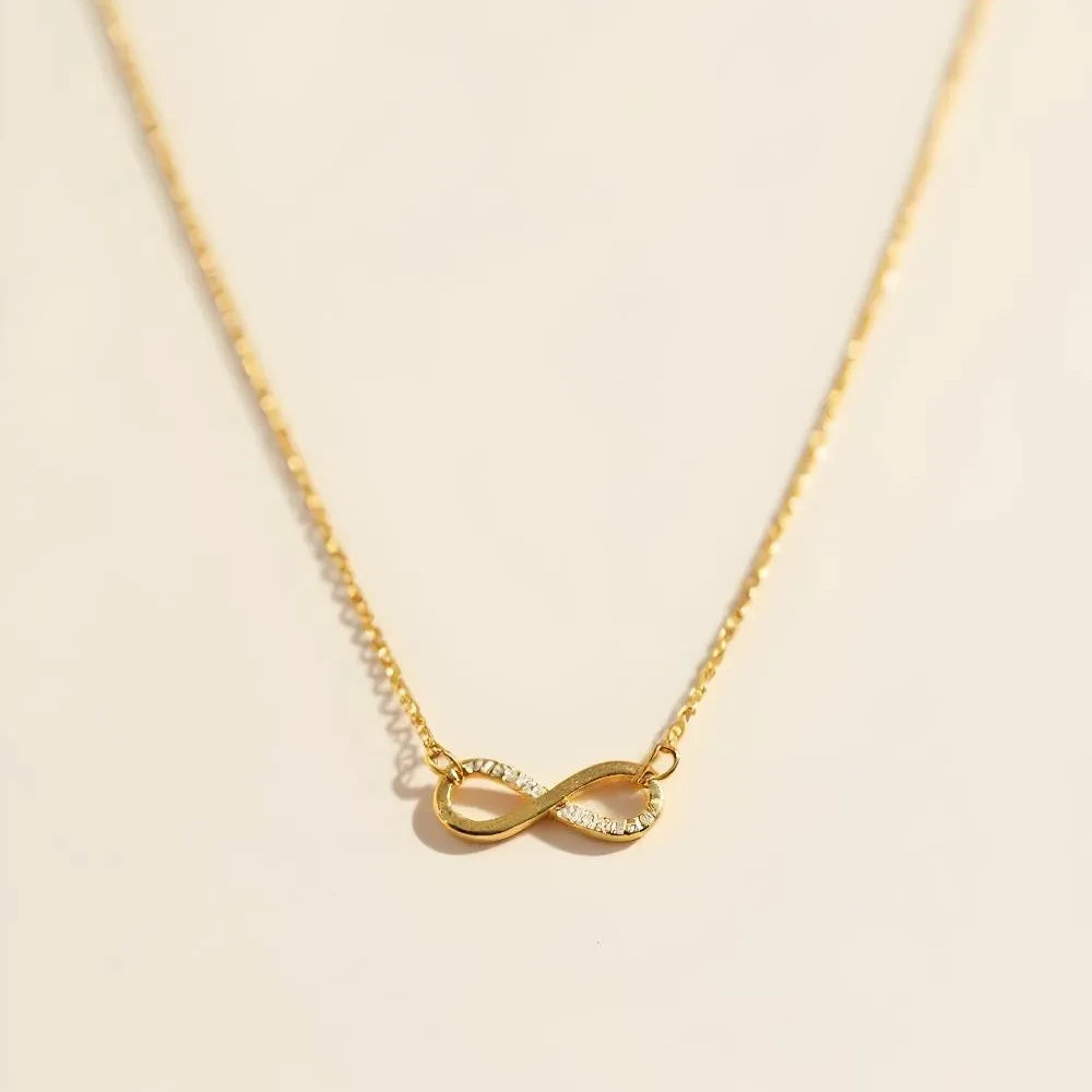 Evara Infinity Zircon Necklace – 925 Sterling Silver