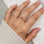 Load image into Gallery viewer, Selina Zircon Heart Adjustable Ring - 925 Sterling Silver
